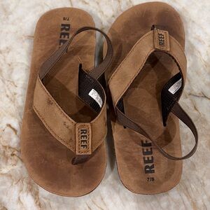 Reef Brown Suede Casual Flip Flops